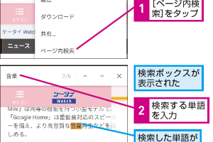 Google検索でWebページ内をピンポイントで検索する方法