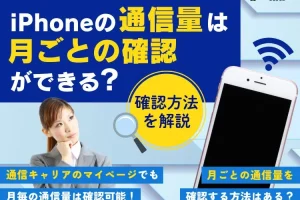iPhoneのデータ通信量や料金をキャリア別に確認する方法 2 iPhoneのデータ通信量や料金をキャリア別に確認する方法