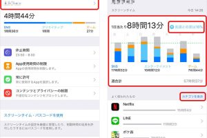 iPhoneの使用時間をチェック!スクリーンタイムでアプリ管理 9 iPhoneの使用時間をチェック!スクリーンタイムでアプリ管理