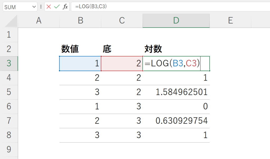 LN関数で自然対数を正確に!Excelの必須数学関数 1
