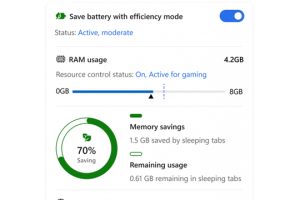 Microsoft Edgeのメモリー使用量をチェック！パフォーマンス最適化